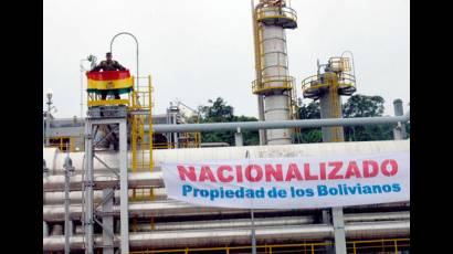 Nacionalización del petróleo y el gas