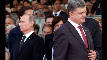 Putin y Poroshenko