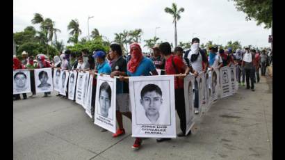 Protestas de estudiantes en México