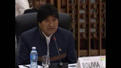 Presidente boliviano Evo Morales