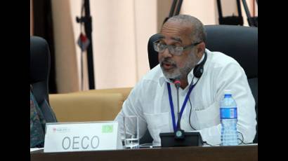 Didacus Jules, director general de la Organización de Estados del Caribe Oriental