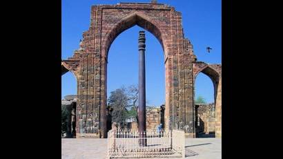 Columna inoxidable de la India