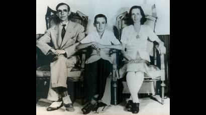 Camilo junto a José Ramón y Emilia