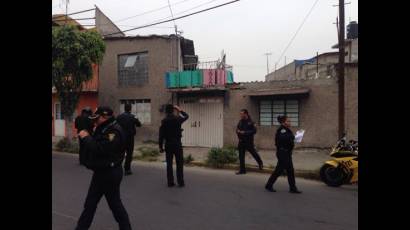 Efectivos de la policía mexicana
