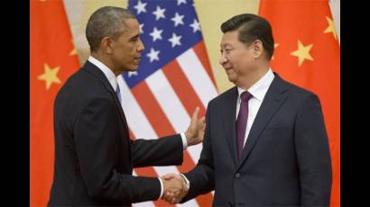 Presidentes de Estados Unidos y China