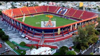 Vista aérea del estadio Luis Pirata