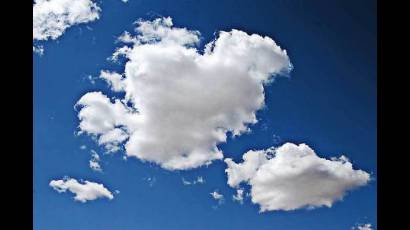 Nube con forma de América