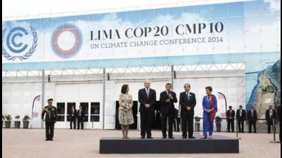 20 Conferencia de Naciones Unidas sobre Cambio Climático