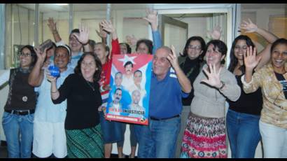 Cubanos celebran liberación de Gerardo, Antonio y Ramón
