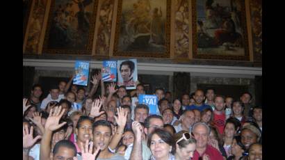 Chávez recordado en la Universidad de La Habana