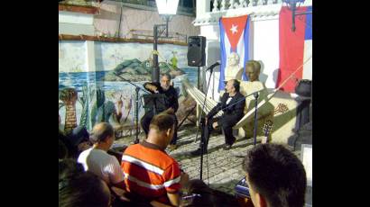 Albellar interpretando a Martí