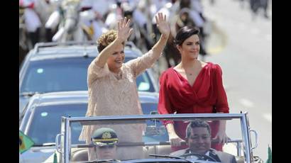 Dilma Rousseff, junto a su hija Paula