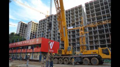 Equipos pesados chinos para la construcción