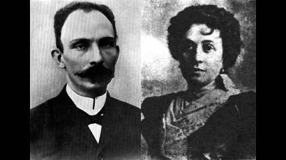 José Martí y Carmen Zayas Bazán