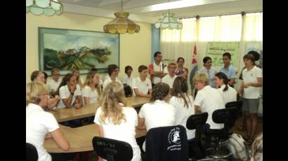 Estudiantes alemanes visitan Pinar del Río
