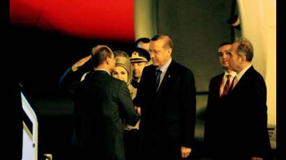 Presidente turco cerró exitosa visita a Cuba