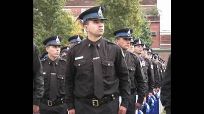 Policías argentinos