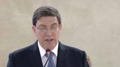 Canciller cubano Bruno Rodríguez Parrilla