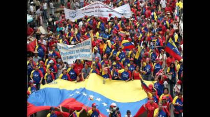 Los venezolanos, dispuestos a defender su soberanía nacional