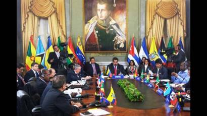 Cumbre extraordinaria del ALBA en Caracas