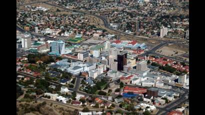 Windhoek, la capital de Namibia