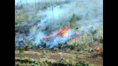 Incendios en Camagüey