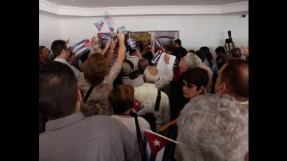 Delegación cubana al Foro de la Sociedad Civil
