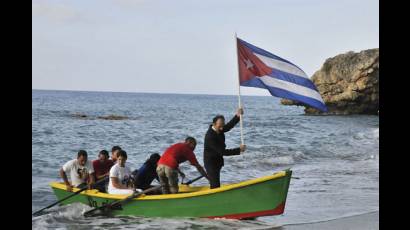 Rememoran desembarco de Martí y Gómez por Playitas