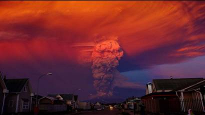 Volcán Calbuco en Chile