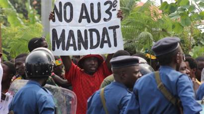 Crisis política en Burundi