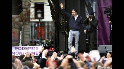 Pablo Iglesias líder de Podemos