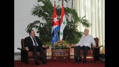 José Ramón Machado Ventura y Helal Al Helal