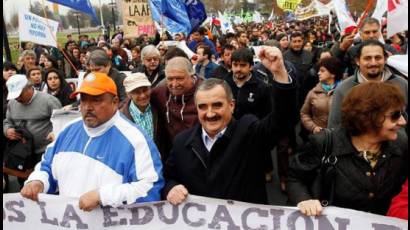 Paro de profesores en Chile