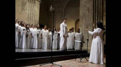 Ovaciones para coro cubano Entrevoces en Universidad de Yale, Estados Unidos 