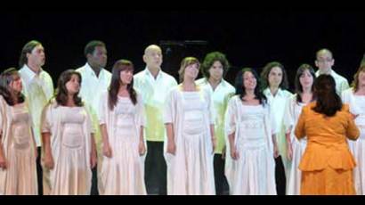 Ovaciones para coro cubano Entrevoces en Universidad de Yale, Estados Unidos