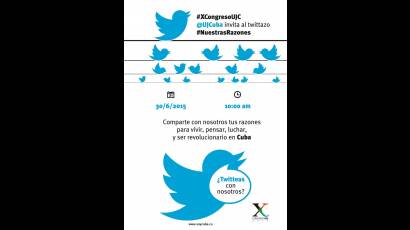 Hoy, un twittazo por Cuba y sus jóvenes