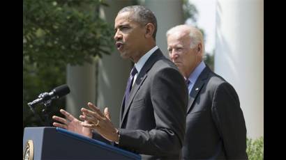 Barack Obama y Joe Biden