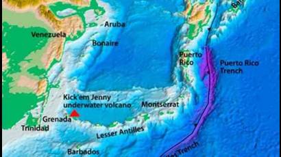 Alerta Venezuela por actividad de volcán en isla de Granada