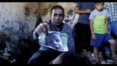 Queman vivo a bebé palestino