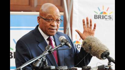 Confirma Zuma que el Brics junta y multiplica