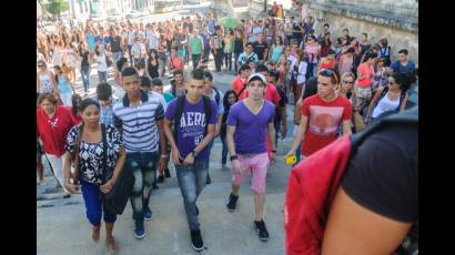 Proceso de matrícula a la Universidad de La Habana