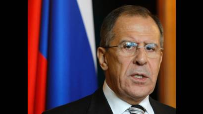 Serguei V. Lavrov, Ministro de Relaciones Exteriores de Rusia