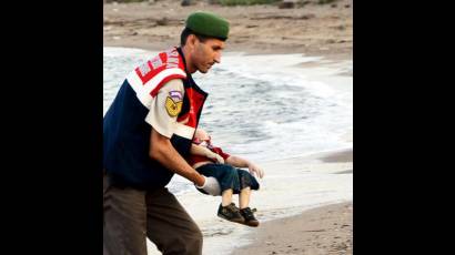 Niño sirio ahogado en playa turca