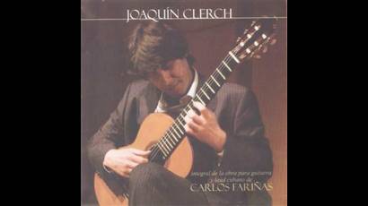 Carlos Fariñas en la guitarra de Joaquín Clerch
