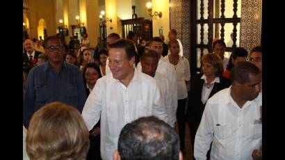 El presidente Juan Carlos Varela