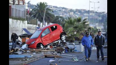 Afectaciones por terremoto en Chile