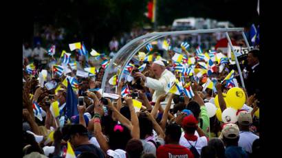 Misa del Papa Francisco en la Plaza de la Revolución de La Habana, Cuba.