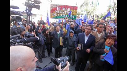 Bolivianos festejaron el fallo de la Corte Internacional de Justicia