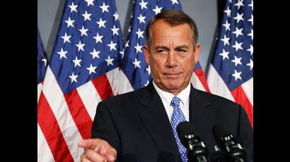 Dimitirá en Octubre John Boehner el presidente de la Cámara de Representantes del Congreso de los Estados Unidos.