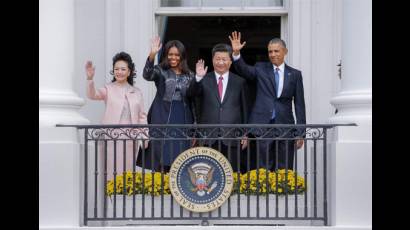 Xi Jinping en la Casa Blanca